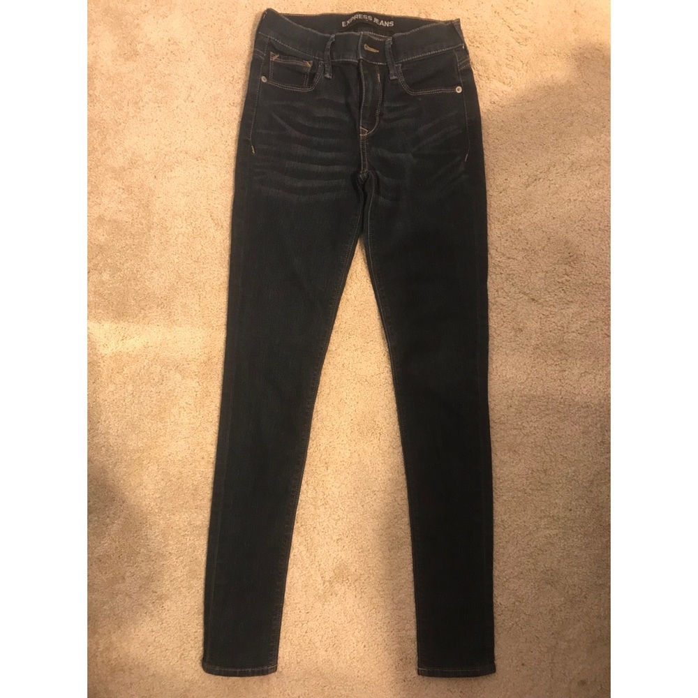 Express Mid Rise Jeans - Picture 2 of 7